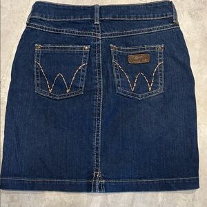 Wrangler denim skirt